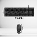 INCA IMK-376T KABLOLU SLİM  Q KLAVYE MOUSE SET