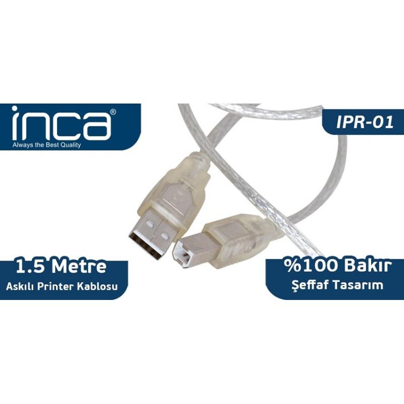 INCA IPR-01 USB 2.0 YAZICI KABLOSU+ASKILI (1.5MT)