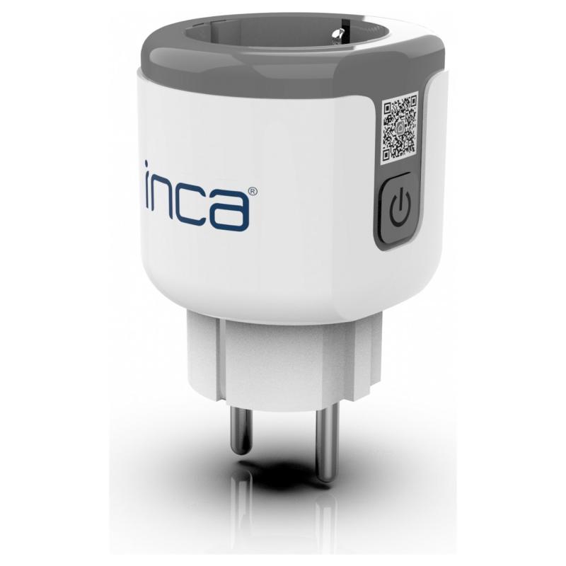INCA IWA-283 16A Bluetooth Wi-Fi Akım Korumalı Akıllı Priz (Zamanlama,Geri Sayım,Sesle Kontrol,Güç)