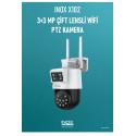 INOX-X102 3+3MP DUAL LENS WİFİ KAMERA HİEASY çift kamera
