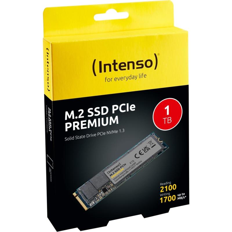 INTENSO 1TB 2100MB/1700MB/S 3835460  M.2 NVMe SSD Harddisk 