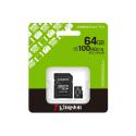 KINGSTON 64GB CANVAS SELECT PLUS SDCS3/64GB GEN3 MICRO SDXC UHS-I 100MB/S (SDCS3/64GB) Hafıza Kartı