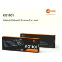 Lenovo LECOO KG1101 KABLOLU RGB AYDINLATMALI GAMİNG SİYAH KLAVYE