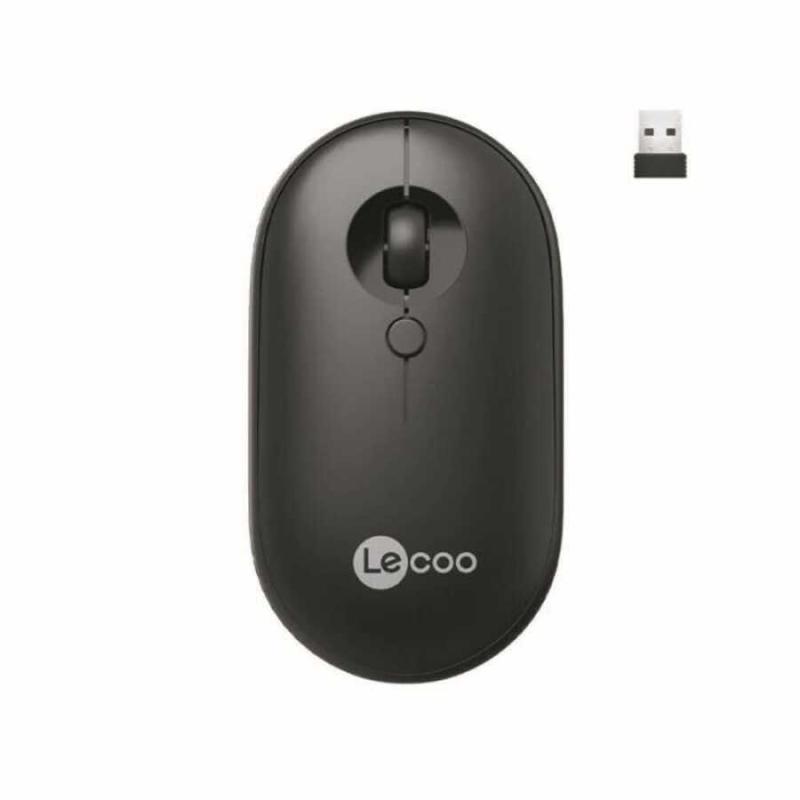 Lenovo Lecoo WS212 Kablosuz 1600DPI 4 Tuşlu Optik Mouse Siyah