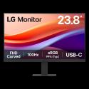 LG 23.8 24U421A-B VA 5MS 100HZ TYPE-C (USB-C) HDMI FHD 1920X1080 CURVED VESA SIYAH