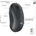 LOGITECH M240 910-007119 Siyah Sessiz Kablosuz Bluetooth Mouse