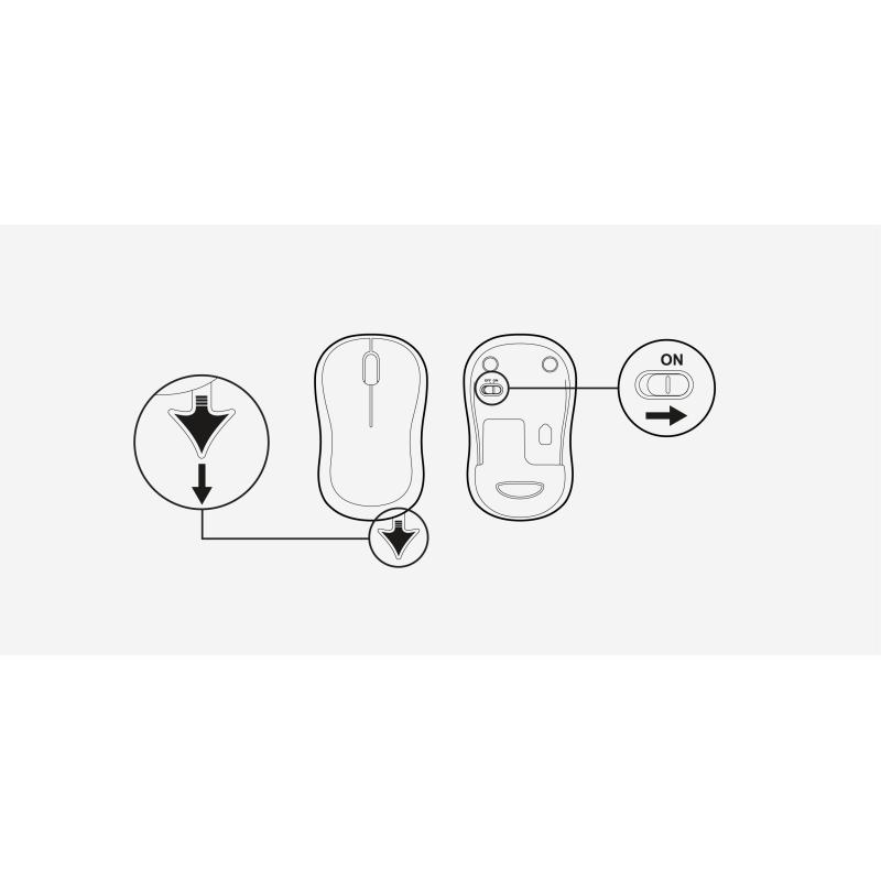 LOGITECH MK295 SİYAH Q KABLOSUZ 920-009804 KLAVYE MOUSE SET Sessiz 