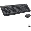 LOGITECH MK295 SİYAH Q KABLOSUZ 920-009804 KLAVYE MOUSE SET Sessiz 