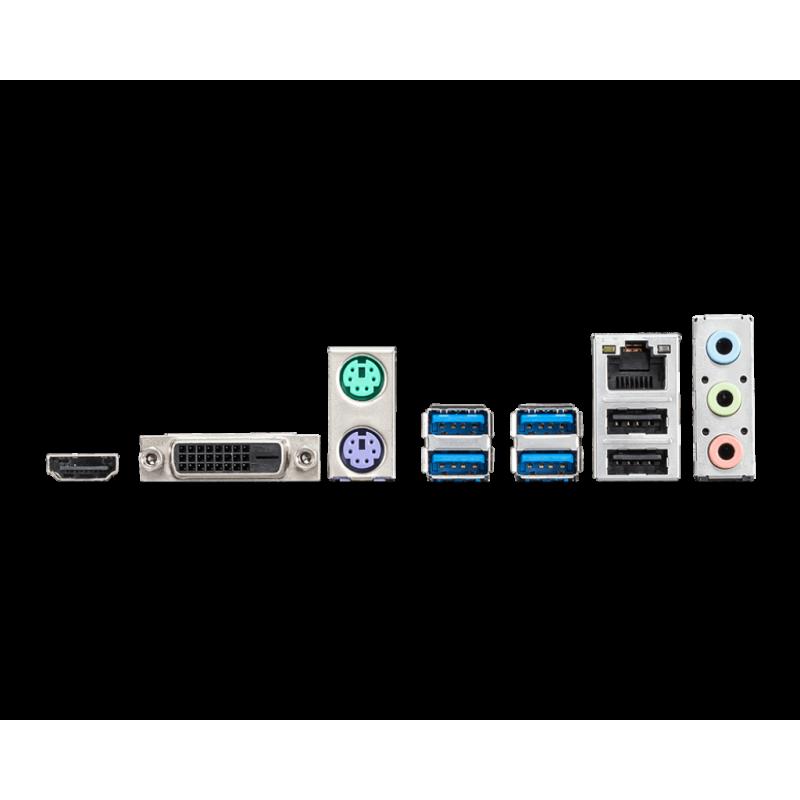 MSI A520M-A PRO AM4 DDR4 4600(OC) DVI HDMI M.2 USB3.2 mATX Anakart
