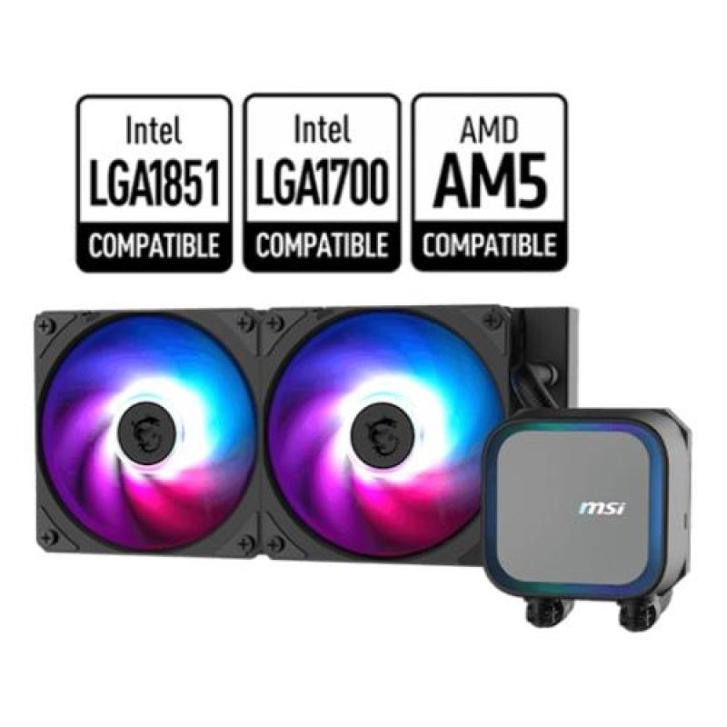 MSI MAG CORELIQUID A13 240mm ARGB Sıvı Soğutucu 1700/AM5 1851,1700,AM4,AM5