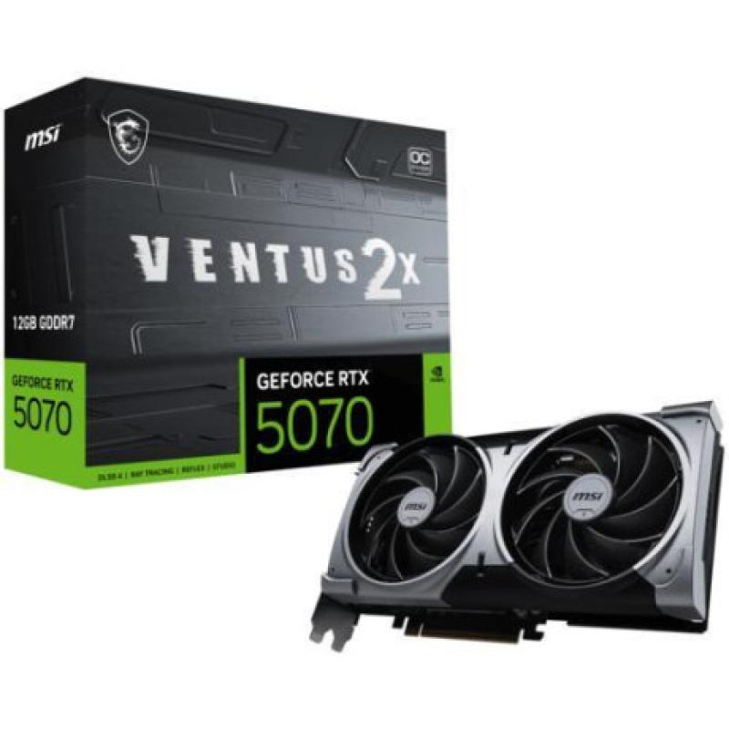 MSI RTX5070 12G VENTUS 2X OC 12GB 192BIT HDMI, DisplayPort Ekran Kartı