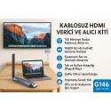 MULTICOLOR G146 HDMI KABLOSUZ GÖRÜNTÜ AKTARICI 150 MT HDMI KABLOSUZ AKTARICI