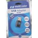MULTICOLOR MC303 Wifi Adaptör 300Mbps Güçlü Çekim Gücü  NANO USB ADAPTÖR