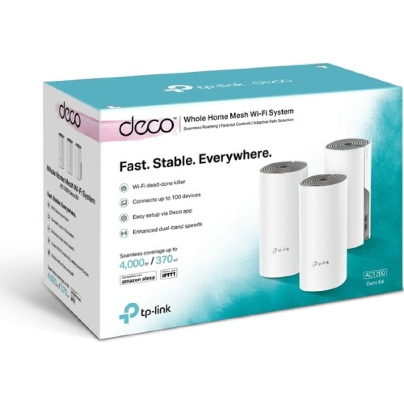TP-LINK DECO E4 MESH EV WIFI SISTEM 3 TP-LINK DECO E4 MESH EV WIFI SISTEM 3