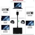 NIVATECH NTC-1312 USB to HDMI+VGA  ADAPTOR Usb 3.0 To Hdmi Vga 1080P Monitör Genişletici Çevirici Dönüştürücü Adapt
