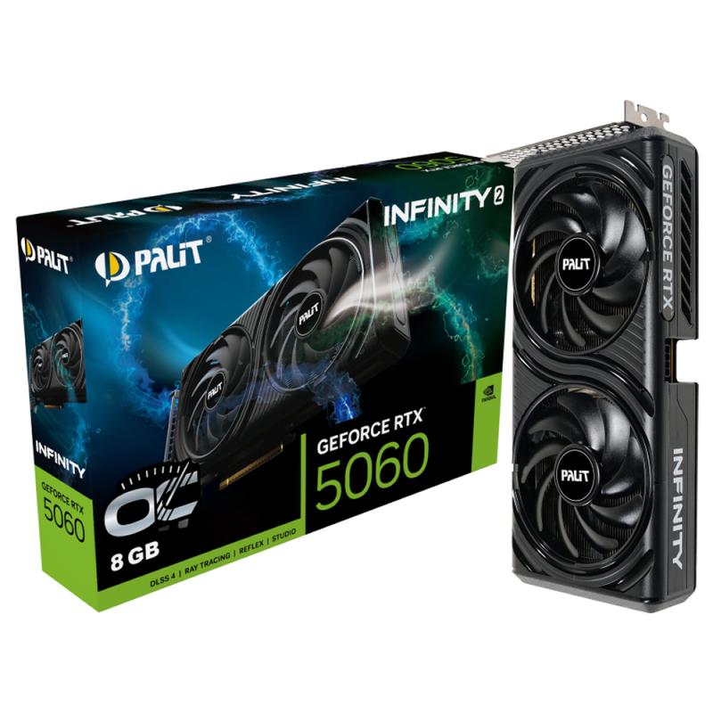 PALIT INFINITY 2 OC  RTX5060 OC 8GB 128Bit GDDR7  Ekran Kartı NE75060V19P1-GB2063L 