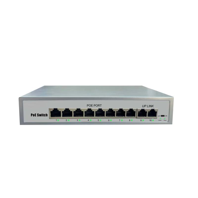 PCPRO SCT-P82C  8+2 PORT 10/100mbps POE SWİCH POE 120W