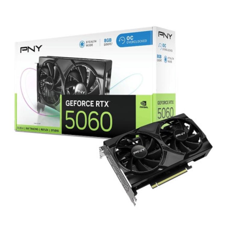 PNY RTX5060 OC 8GB GDDR7 128Bit (VCG50608DFXPB1-O) Ekran Kartı