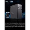 PowerBoost VK-1651 500w USB 3.0+USB 2.0 ATX Full Siyah Kasa 