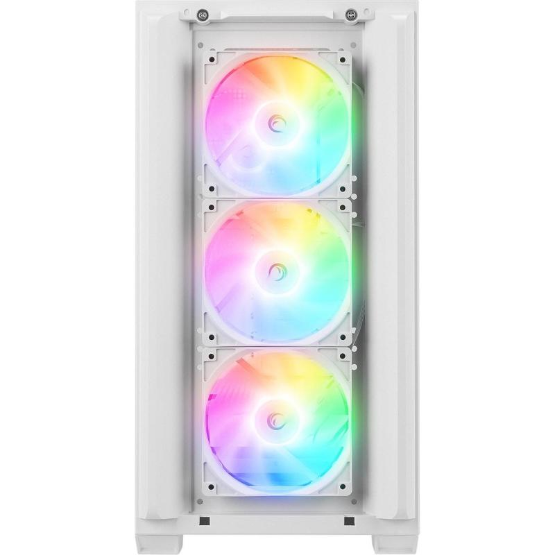 Rampage CRAFT Beyaz Mesh Type-C*1+Usb3.0*2+Hd Audio 1*14CM+3*12CM ARGB Fan ATX Mid-T Gaming Oyuncu Kasası PSU YOK