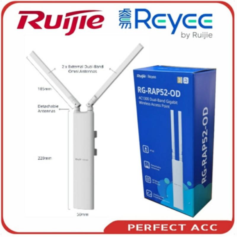 RUIJIE REYEE RUIJIE REYEE RG-RAP52-OD 1 PORT GE AC1300 5GHz 867MBPS DIS ORTAM ACCESS POINT