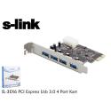 S-LINK SL-EX2S PCI EXPRESS RS-232 2 PORT SERİ