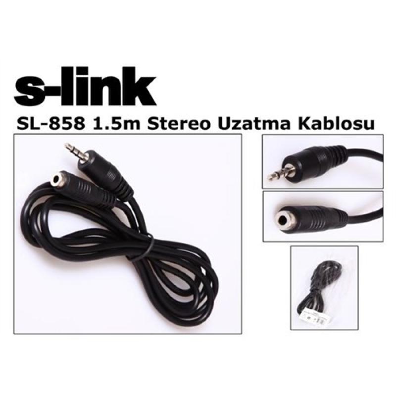 S-LINK SL-858 1.5MT 3.5MM STEREO AUX SES UZATMA KABLOSU