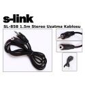 S-LINK SL-858 1.5MT 3.5MM STEREO AUX SES UZATMA KABLOSU
