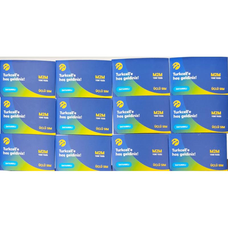 TURKCELL M2M DATA SİM HAT 5GB AYLIK  12 AYLIK DATA HATTI 