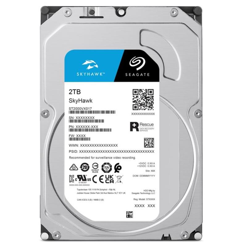 SEAGATE SKYHAWK 2TB 5400RPM 256MB 3.5