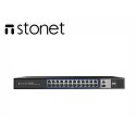 STONET P124GH 24 Port Fast Ethernet PoE Switch/802.3at/af 2xGigabit uplink port 2xSFPport 24+2 +2 STONET P124GH 24 Port Fast Ethernet PoE Switch/802.3at/af 2xGigabit uplink port 2xSFPport 24+2 +2