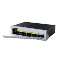 STONET POE ST106PDI 4 Port Fast Ethernet POE Switch - Emniyet Kilitli 65W 4+2 100