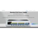 STONET POE ST106PDI 4 Port Fast Ethernet POE Switch - Emniyet Kilitli 65W 4+2 100
