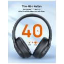 TaoTronics TT-BH1121-RED  Bluetooth 5.3 Katlanabilir Kablosuz Kulaküstü Kulaklık Kırmızı Siyah