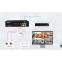 TENDA S106PC 6 Port 4 Port Poe+ 10/100 Mbps + 2 Port Uplink Switch Çelik Kasa Rack Mount 4+2
