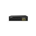 TENDA SG110PC 10 Port 8 Port Poe+ 10/100/1000 Mbps + 2 Port Uplink Switch Çelik Kasa  8+2