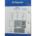 TESCOM TEOS+ 1KVA 1F/1F 2x12V/9AH Akülü ONLİNE LCD Ekranlı 5/10 DK UPS 900040340