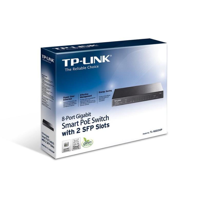 TP-LINK TL-SF1008P 8 PORT 10/100 66W 4xPOE YONETILMEZ SWITCH 4+4Port