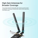 TP-LINK Archer TX20E AX1800 1200 Mpbs PCI Express Kablosuz Adaptör TP-LINK Archer TX20E AX1800 1200 Mpbs PCI Express Kablosuz Adaptör