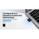 TP-LINK ARCHER TX20U NANO AX1800 2.4,5GHz INTERNAL ANTEN,USB 2.0, MU-MIMO DUAL BAND WiFi-6 USB ADAPTÖR