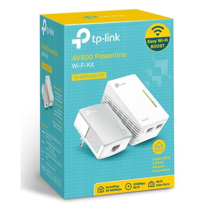 TP-LINK TL-WPA4220KIT AV600 WİFİ POWERLINE KIT