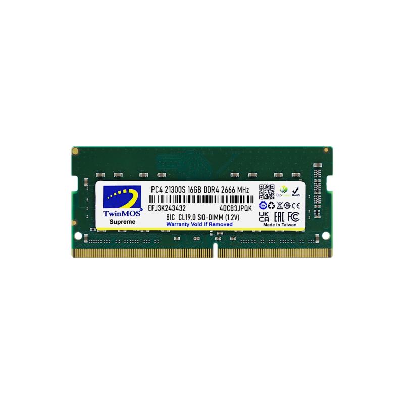 TwinMOS 16GB 2666MHz DDR4 Notebook Ram MDD416GB2666N  