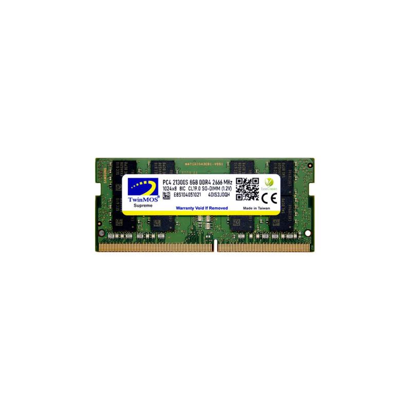 TwinMOS DDR4 8GB 2666MHz CL19 1.2V Notebook Ram