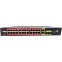 URANIUM POE-G2422SFP-300W 24 PORT FULL GIGABIT+2XGB RJ45/2XSFP UPLINK RACKMOUNT POE SWITCH 24+2