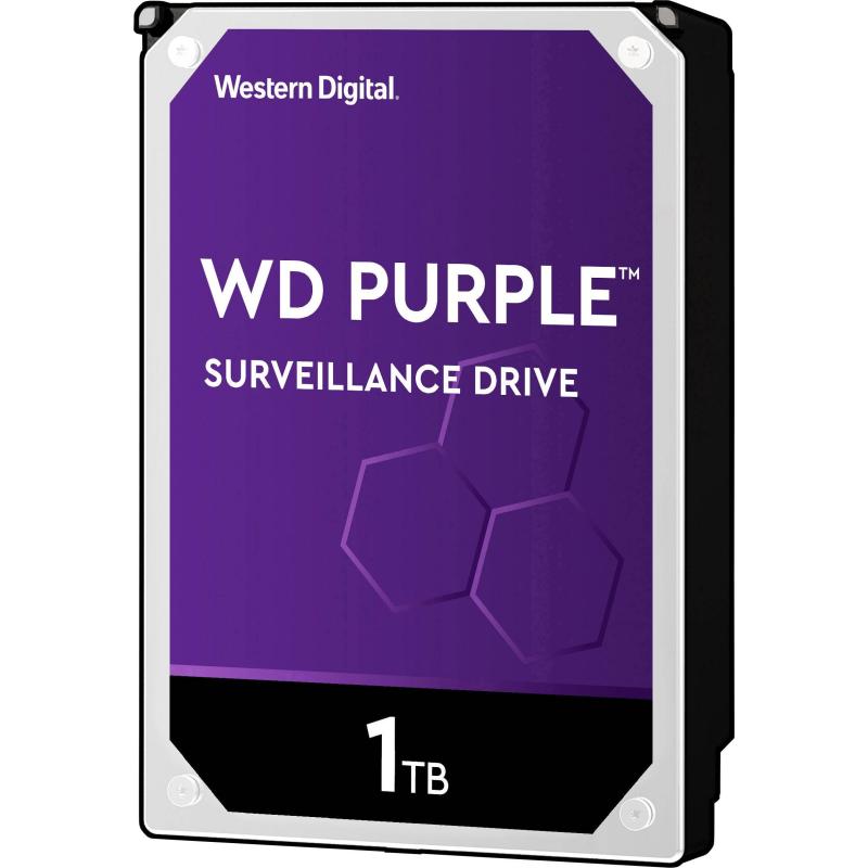 WD 1TB WD10PURZ PURPLE 64MB SATA3 6Gb/s HDD 7x24 3,5