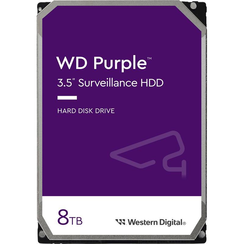 WD 8TB WD85PURZ PURPLE SATA3 5640RPM 256MB 7/24 GUVENLIK  (3 YIL RESMI DIST GARANTILI)