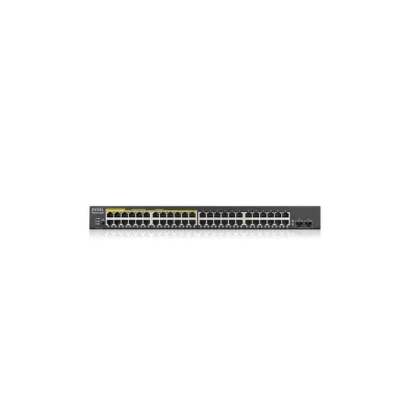 ZYXEL GS1900-48 V2 48 Port 10/100/1000 Gigabit 2xSFP Switch GS1900-48-EU0102F, Web Yönetilebilir,IPv6 Desteği